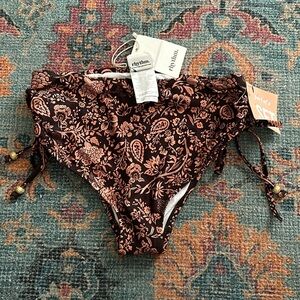 Rhythm. High waisted bikini bottoms with side ruching.